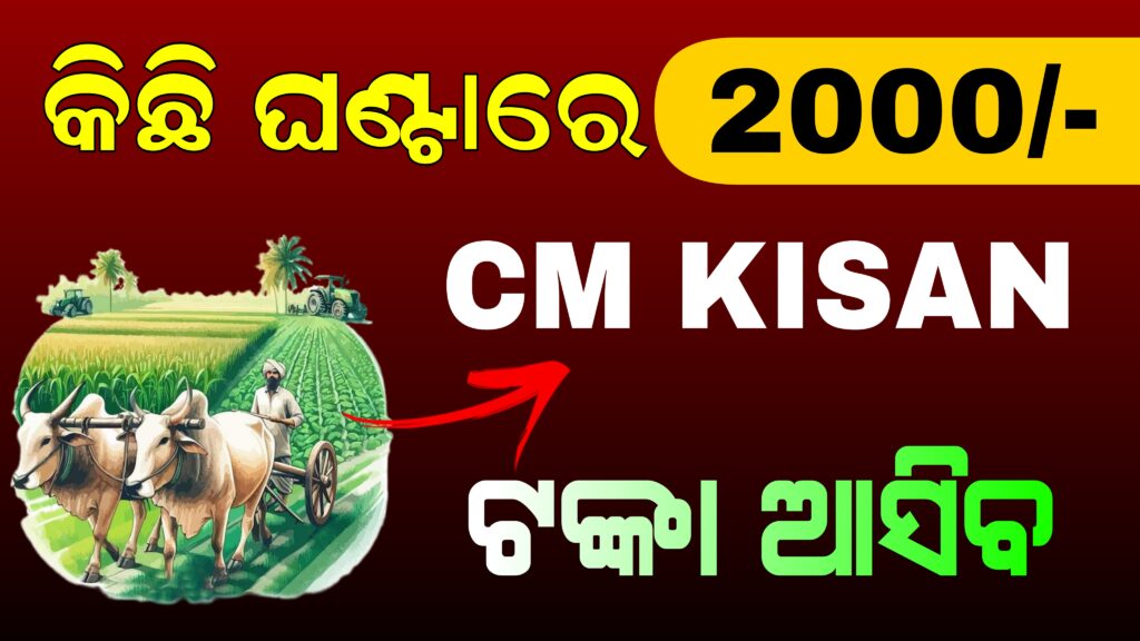 CM Kisan Yojana 2026 Odisha